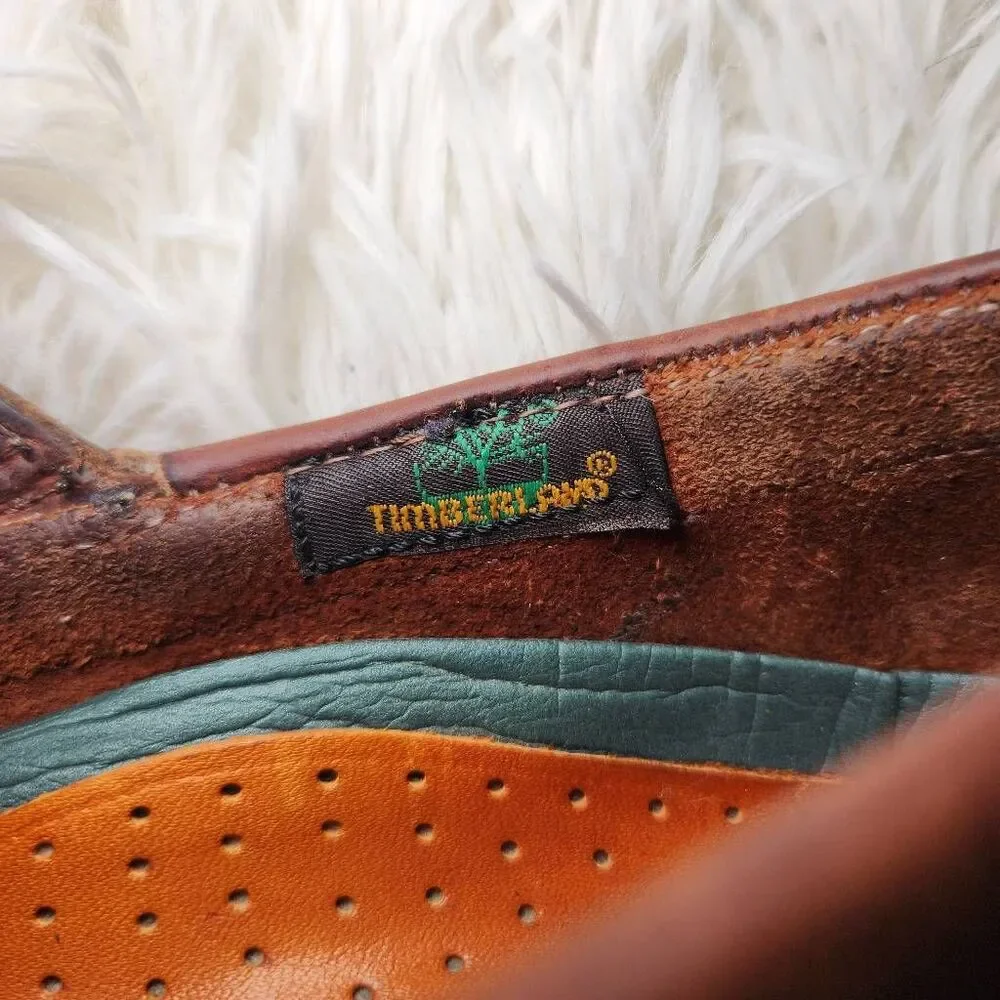 Timberland Classic Leather 3 Eye Lug Boat Shoes